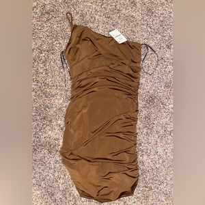 Brown Mini Dress